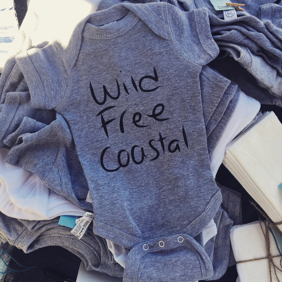 Wild Free Coastal Baby Bodysuit