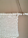 Knitted Driftwood Wall Hanging