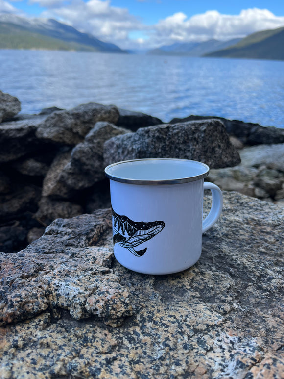 Whale Camping Mug