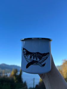 Whale Camping Mug