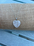 Quartz Heart Necklace