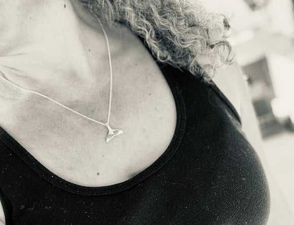 Whale sales tail necklace