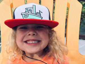 Tugboat Kids cap – Tugboat and Whale