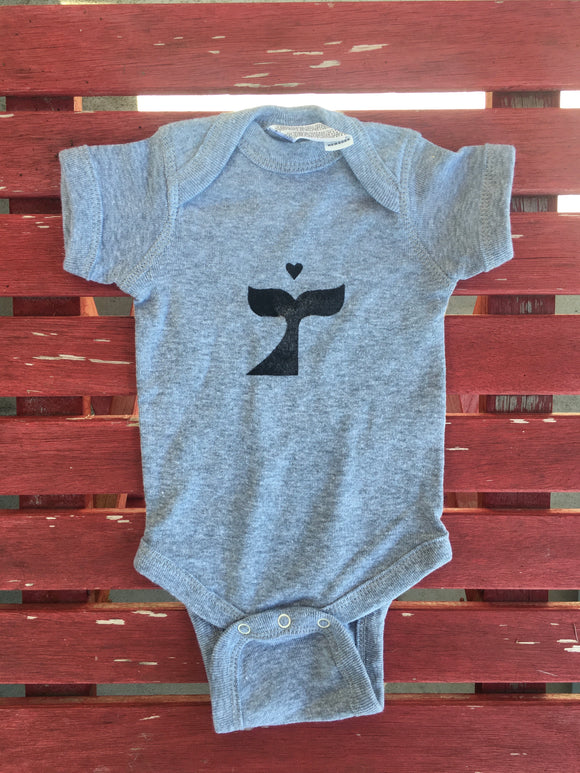 Whale tail Baby Bodysuitp