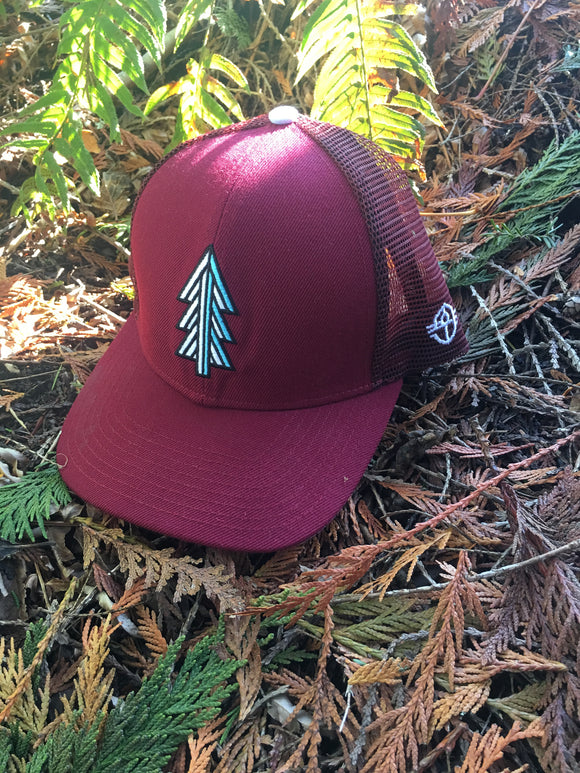 Sechelt Hiking Hat Maroon