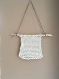 Knitted Driftwood Wall Hanging